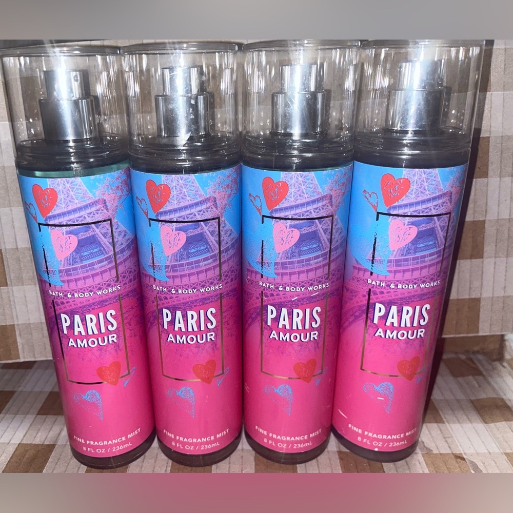 Bath And Body Works PARIS AMOUR Fine Fragrance Mist x4 - Picture 2 of 3